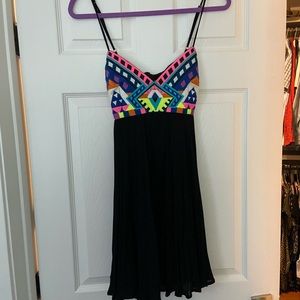 Mara Hoffman Embroidered Neon Dress